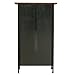 Leick Home 11262 Ironcraft Mantel Height Rustic Bookcase with Drawer Storage, 12