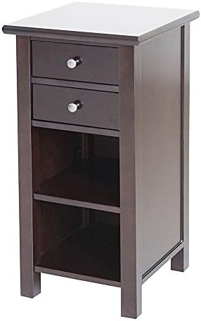 DonnieAnn Austin Dark Birch Accent Table