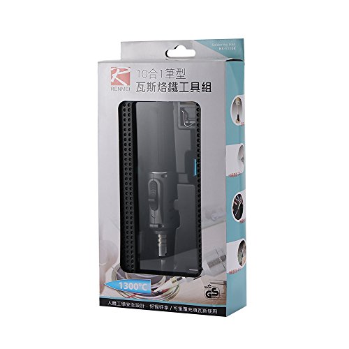 Powstro Butane Soldering Iron,Adjustable Flame, 10 in 1 Professional Gas Soldering Iron Self-igniting Torch Kit Suitable for Repair Jewelry Making Brazing Model Building Circuit Boards - Thumbnail 4