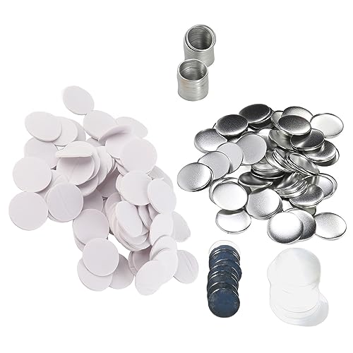 Mirror Round Buttons Parts Badges Materials Consumables Supplies Button Maker Blank 58Mm Tinplate Metalware Buttons