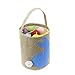 WENDSIM Easter Personalized Bunny Basket -7 Adorable Patterns- Cute Easter Eggs Basket with Foldable Ears-Environmental and Durable Easter Basket -for Kids Carrying Eggs,Gifts,Toys (Blue) …