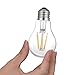 Dimmable Edison LED Bulb, Soft Warm White 2700K, Kohree 6W Vintage LED Filament Light Bulb, 60W Incandescent Equivalent, A19 E26 Medium Base Lamp for Restaurant,Home,Reading Room, 6-Pack(NOT Daylight)