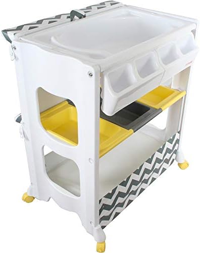 Gris Chevron My Babiie Pour Bain De Bebe Et Meuble A Langer Bebe Puericulture Tables A Langer