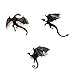 Halloween Fantasy Decor 3D Dragon Wall Sticker,Halloween 3D Flying Dragon Wall Sticker Wall Decal DIY Scary Black Dragon Removable Window Stickers Halloween Party Supply (7 Pieces)