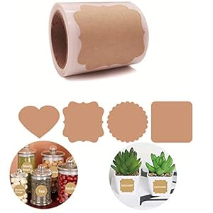 Kraft Label Sticker Baking Label Sticker Packaging Sealing Sticker Jam Stickers Gift Tag Sticker Label Sticker Bakken…