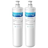 Waterdrop 3US-PF01 Under Sink Water Filter, Compatible Filtrete Advanced 3US-PF01, 3US-MAX-F01, 3US-PS01, 3US-MAX-S01, Aqua-Pure C-Cyst-FF, Manitowoc K-00337, K-00338, Pack of 2