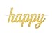 Qibote Mother's Day Banner Gold Glitter Happy Mother's Day Banner for Mother's Day Party Decorations