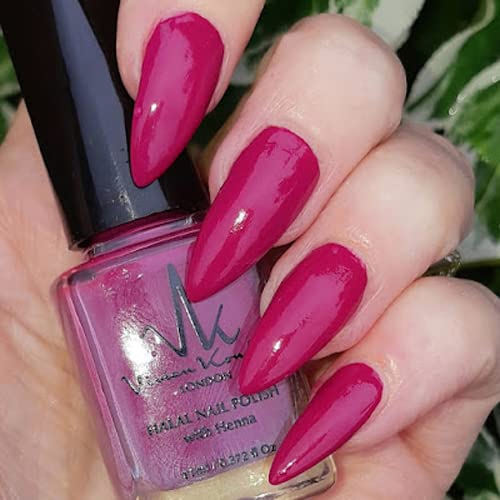 Vivien Kondor Henna Halal Permeable Nail Polish (HA22 Amethyst)