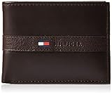 Tommy Hilfiger Men's Ranger Leather Passcase Wallet with Removable Card Case, Brown, One Size