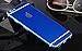 Toeoe 6/6s (4.7'') High-Strength and Super-Thin Tough Metallic Film Sticker Full Body Protector Skin + Ultra Clear Front Screen Protector for iPhone 6/6s Blue