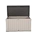 LIFETIME 60186 Heavy-Duty Outdoor Storage Deck Box, 116 Gallon, Desert Sand/Brown