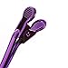 AKOAK 12 Pcs/Pack Professional Hairdressing Salon Hair Styling Stainless Steel Hairdressing Duck Bill Alligator Clips Fashion Styling Tools（Gold）