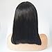 13x6 Deep Part Short Bob Human Hair Pre Plucked Hair Line Straight Bob Full Lace Frontal Wigs 150% Density with Baby Hair for Black Women