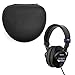 Case Star Black Color Lightweight Heart-Shaped Protective Carrying EVA Hard Headphone Case Storage Bag