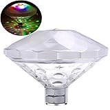 Waterproof Swimming Pool LED lights (7 Lighting Modes), Kids Baby Bath Toys Colorful Bathroom LED Light Toys in the Tub Decorative, Floating Lights for Bathtub Swimming Pool Party Bathroom Pond Spa