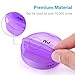 BUG HULL Pill Organizer 2 Times a Day, Twice a Day Weekly Pill Box, 7 Day AM PM Pill Case, Daily Round Medicine Organizer for Vitamins, Fish Oils or Supplement