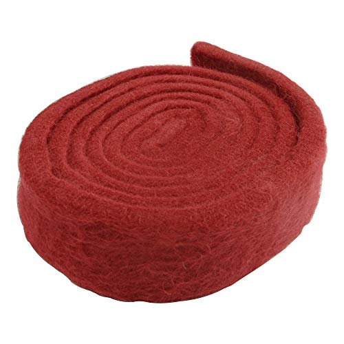 XLX Piano Tuning Fixing Tool 1pcs Tuning Wrench Hammer+ 2pcs Rubber Mute +2pcs Mute Handle + 1PCS Red Tapes Felt Strip Temperament Block Strip Piano Instrument Repair Tool - Thumbnail 4