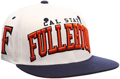 California State Fullerton Titans Zephyrs NCAA White Superstar Snapback Hat