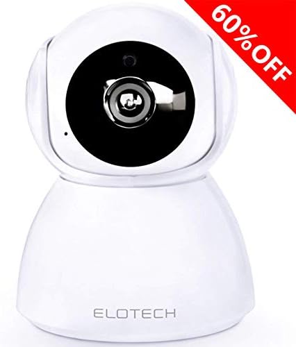 Security Home IP Camera 1080P HD - Baby, Pet, Nanny Best Monitor - Wireless WiFi Internet Smart Indoor Surveillance Camera with Night Vision, Pan/Tilt, Two Way Audio, Motion Sensor, SD Card Slot