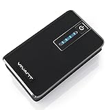 Viivant PB022-black Portable USB Charger 15000 mAh, High Capacity Dual USB External Battery Power Bank for Cell Phone and Tablet, Universal USB Connectivity (iPhone, iPad, Samsung, etc.) - Black