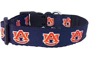 PRO SPORT BRAND College Dog Collar (Medium, Auburn)