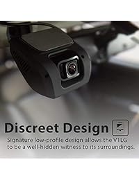 Rexing V1LG Doble canal Car Dash Cam FHD 1080p 170 ° Gran angular Panel de instrumentos Grabadora de cámara con cámara trasera HD, Registrador de GPS incorporado, G Sensor, WDR, Grabación en bucle