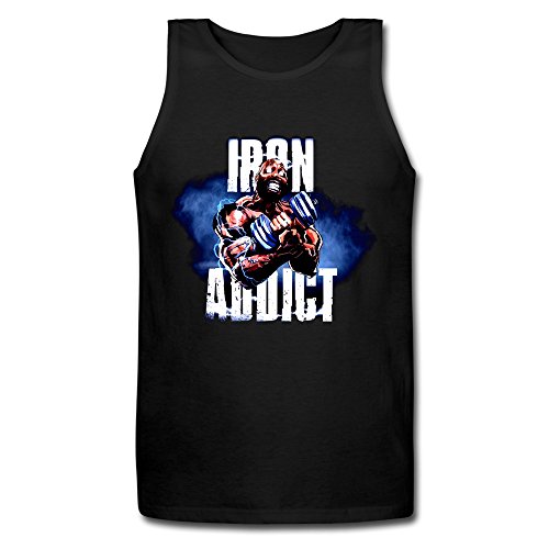 B&LAN Men's CT FLETCHER / IRON ADDICT VOL II Sleeveless Tank Top