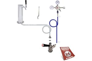 Kegco BF STCK-NT Standard Tower Kegerator No Tank Beer Conversion Kit, Standard