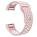 SWEES Silicone Sport Bands Compatible Fitbit Charge 2, Breathable Sport Replacement Bands with Air Holes Small & Large (5.7