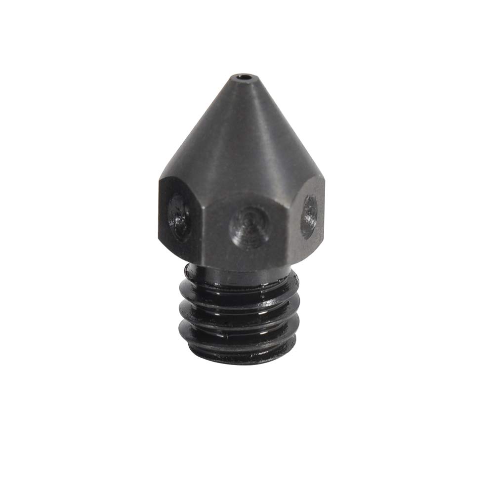 1piece High Temperature Sharp Hardened Tool Steel MK8 Nozzles 0.4mm compatible with Creality CR-10 All Metal Hotend, Ender 3 V2/ Ender3 pro/Ender 5 PLUS MAX, Prusa i3 3D Printer