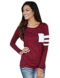 Towallmark(TM)Womens Long Sleeve Casual Dolman Lace Loose T-Shirt Batwing Tops