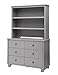 Delta Children Rowen Convertible Bookcase, Grey
