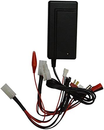 szwisechip 800 mA Nimh, Nicd Batteries, 3~8 Cells (3.6V, 4.8V, 6V, 7.2V, 8.4V, 9.6v) Pack Fast Charger for Toy RC (Radio-Controlled) Model Cars, Hobby, Boats and Aircraft, Leads in Pack