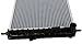 Prime Choice Auto Parts RK1025 New Complete Aluminum Radiator