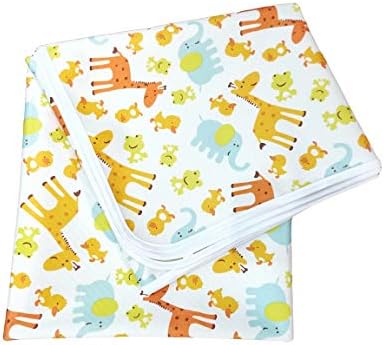Splat Mat for Under High Chair, 52.5" Extra Large, Waterproof, Anti Slip, Machine Washable, Non Toxic - Great for Play Time, Arts and Crafts, Picnic (Animals)