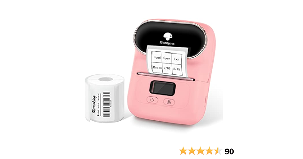 Amazon.com: Etiquetadora Phomemo M110 para pequeñas empresas, fabricante de  etiquetas térmicas Bluetooth compatible con iOS y Android, impresora de  etiquetas de código de barras con cinta, etiquetas de dirección, Reatil,  imágenes, rosa :