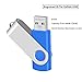 Enfain 10-Pack 2GB USB 2.0 Blue Thumb Drives for Storing and Transferring Small Digital Files