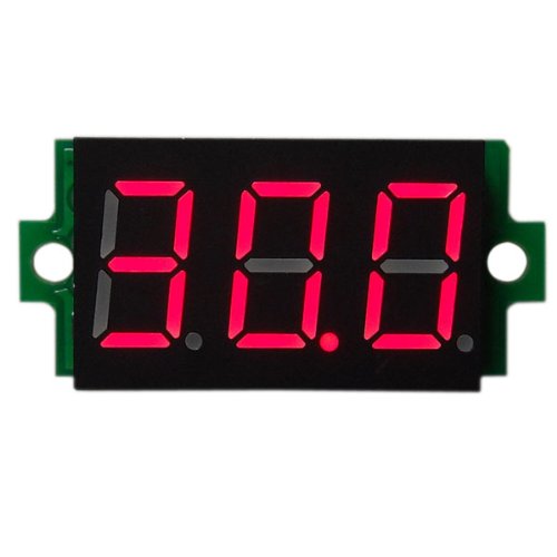 DROKÂ® Red Volt Meters 0-200V Mini Digital DC Voltmeter LED Cars Voltage Panel Gauge Battery Tester
