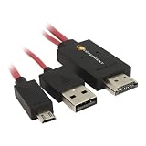 Decrescent Micro USB to HDMI MHL HDTV Cable Adapter for Samsung Galaxy S3 & Note 2 - 1.8m