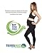 Terramed Just Think Comfort Maternity Leggings Over The Belly | Microfiber Graduated Compression Stockings Women 20-30 mmHg (Large)