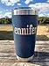 Personalized Name Design, Laser Engraved yeti Stainless Steel Travel Mug Available in Your Choice of Duracoat Colors Not A Sticker