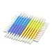 Cotton Swabs Travel Size, G2PLUS 800 PCS Cotton Buds with Plastic Stick, Pack of 4 Colors