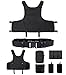 GZ XINXING Black Tactical Airsoft Paintball Vest with Tactical Belt