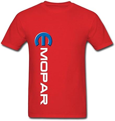 MozFashion Men's MOPAR Logo Black T-Shirts
