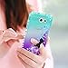 LeYi Compatible with Samsung Galaxy J3 Prime/J3 2017/J3 Eclipse/J3 Emerge/J3 Mission/J3 Luna Pro/Express Prime 2 Case w/Tempered Glass Screen Protector, Glitter Case (Not fit J3 2018) Teal/Purple