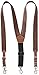 Nocona Belt Co. Men's Detail Tool Leather Suspender, Tan, Large