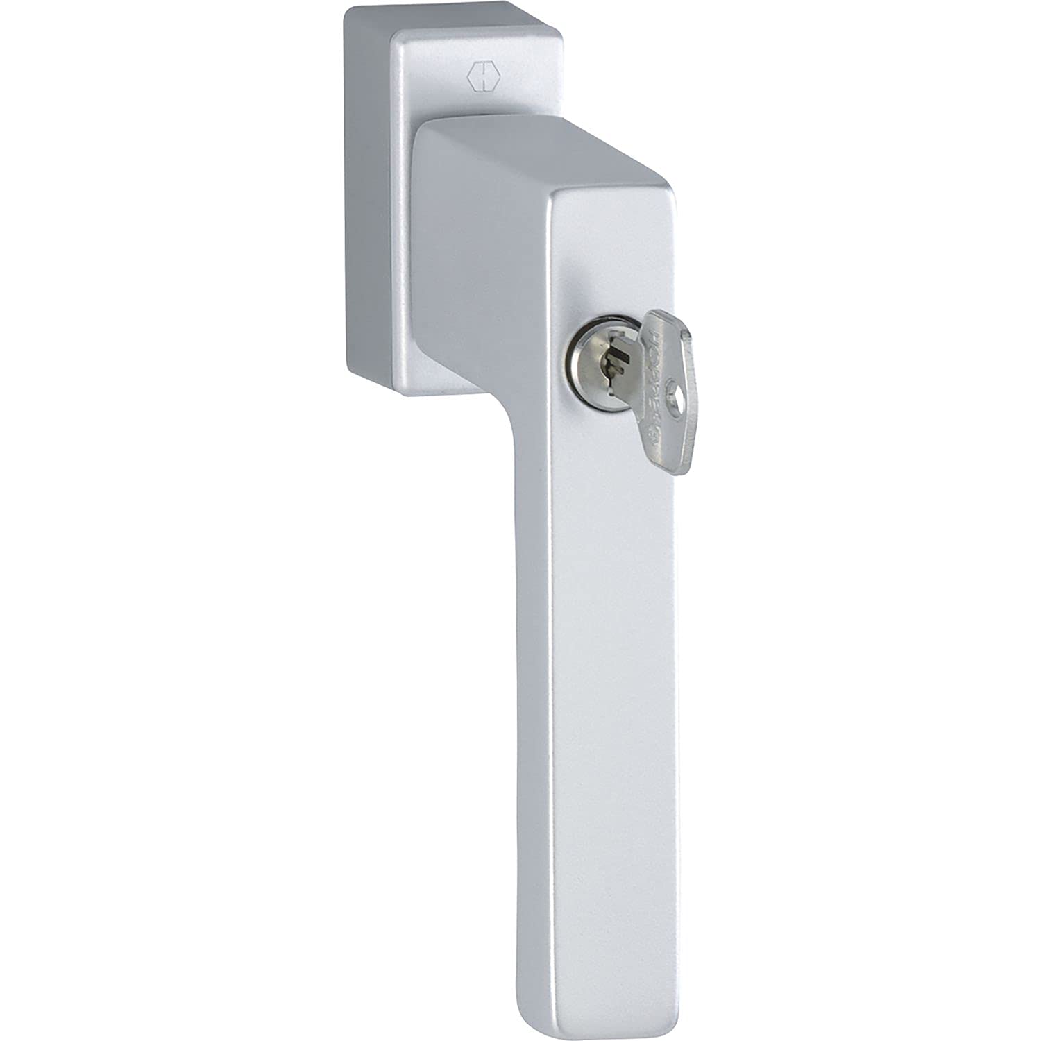 HOPPE Toulon Window Handle Lock Cylinder VK 7 x 32-42 mm Aluminium Silver