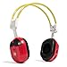 Bravo View IH-06A - KID FRIENDLY Automotive IR Wireless Headphones (Red)