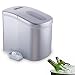 Portable Ice Maker Machine Countertop for Home, Ready in 8 Mins Ice Cube Maker, Make 26 lbs Ice in 24 Hrs Perfect for Parties Mixed Drinks, Electric Ice Maker 2L with Ice Scoop and Basket, Easy-Use primary
