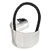 2 Pieces Punk Metal Circle Hair Cuff Ponytail Holder Elastic Hair Ties
